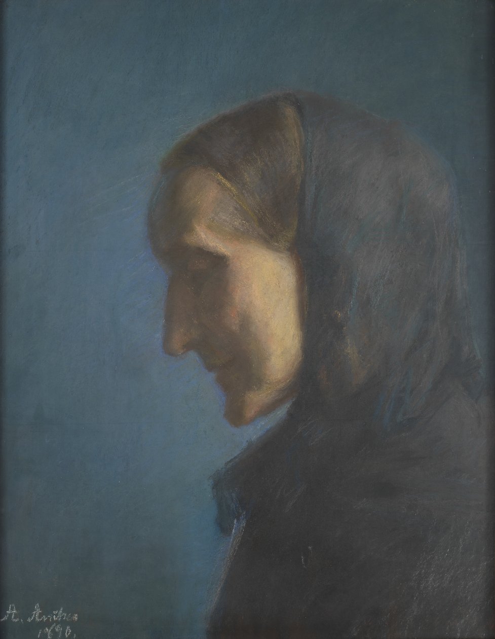 Ane Hedvig Brøndum, a művész édesanyja alkotó: Anna Ancher