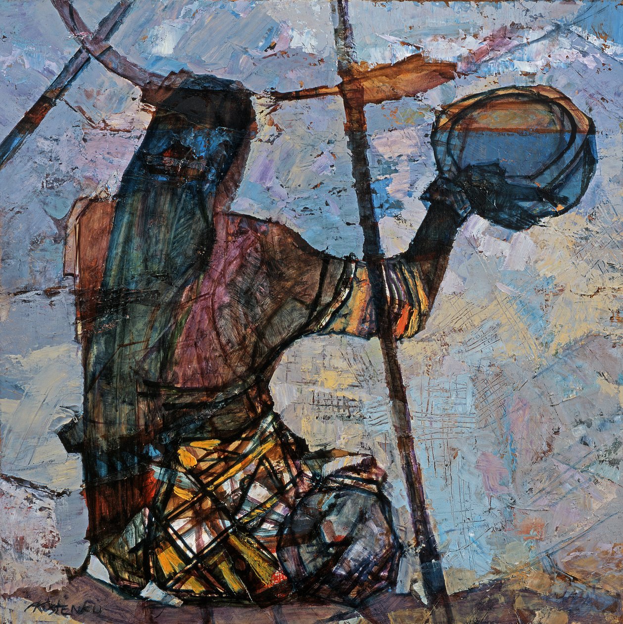 Egy horgász nő alkotó: Anna Contemporary Artist Kostenko