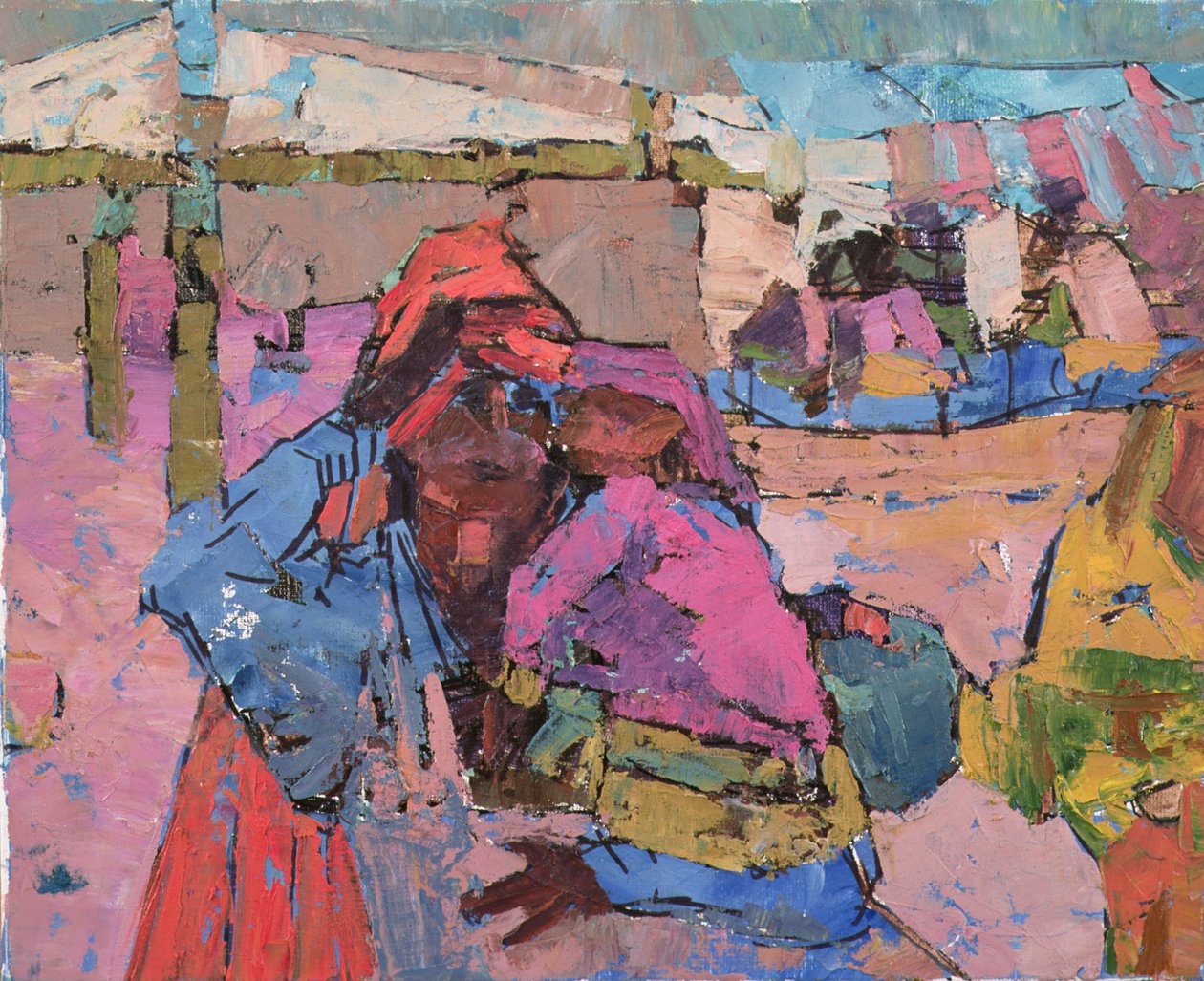 Anya alvó gyermekkel alkotó: Anna Contemporary Artist Kostenko