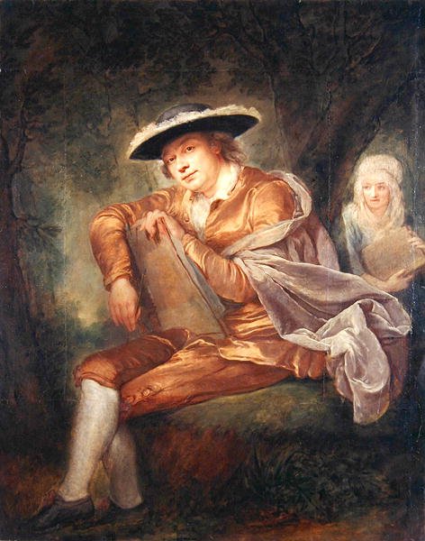 E.F. Thersbusch, a festő férje (olaj, vászon) alkotó: Anna Dorothea Therbusch