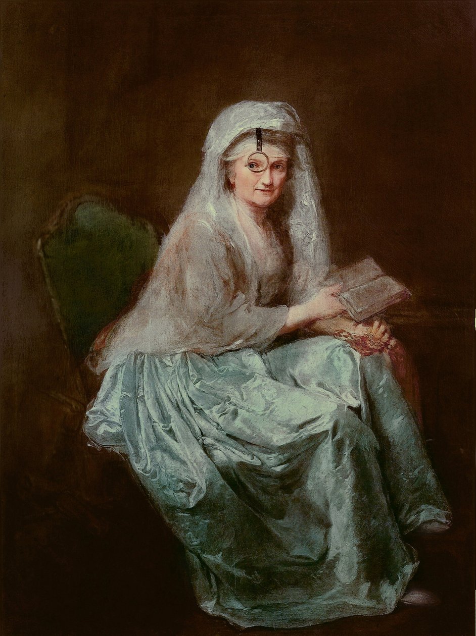 Önarckép monoklival, 1777 alkotó: Anna Dorothea Therbusch