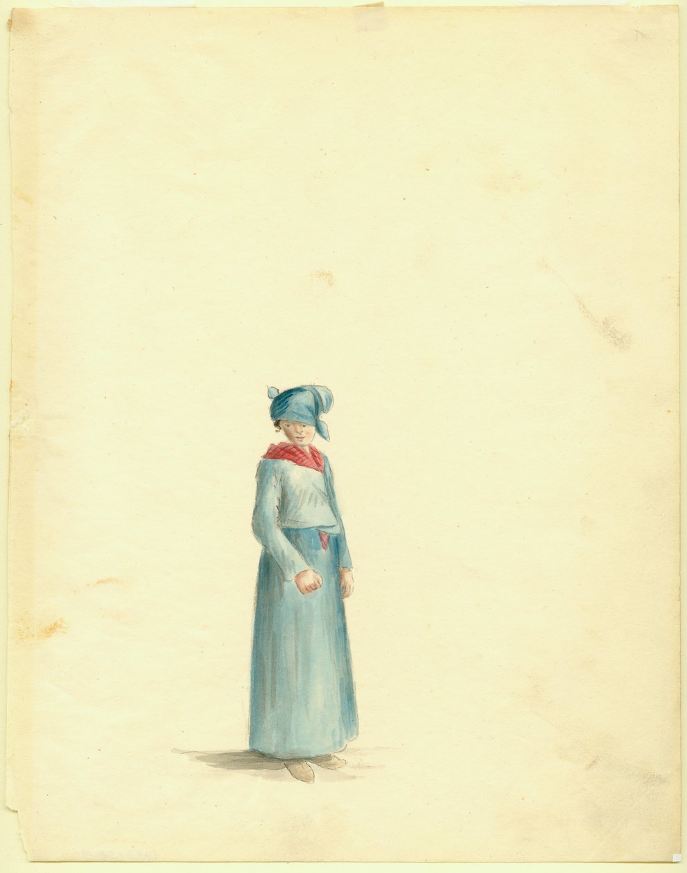 Rajz egy kreol nő Anna Maria Von Phul-tól Anna Maria Von Phul alkotó: Anna Maria von Phul