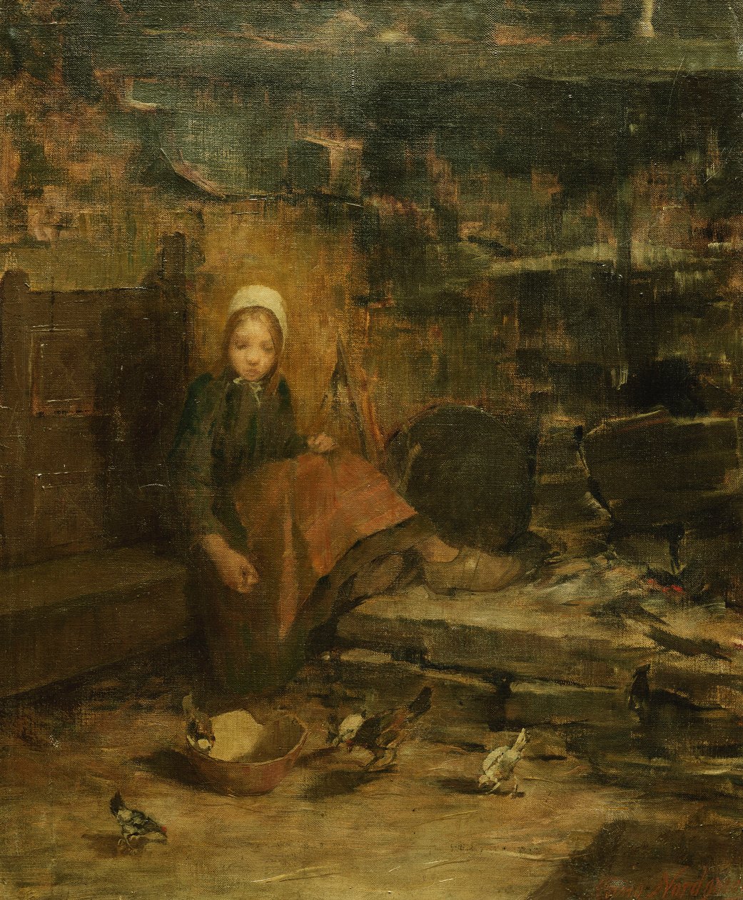 A tűzhely mellett, alkotó: Anna Nordgren