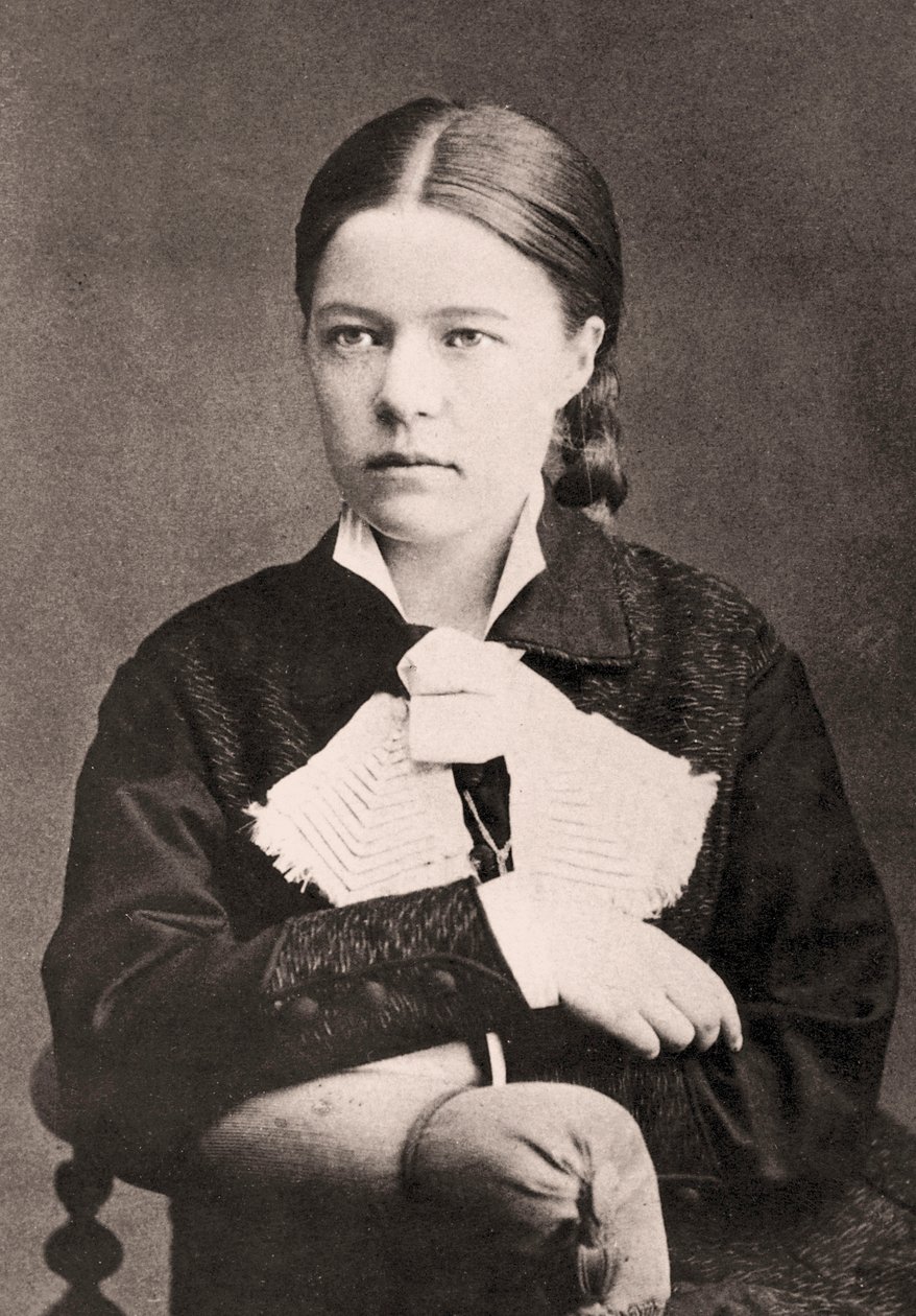 Selma Lagerlöf portréja, 1881 alkotó: Anna Ollson