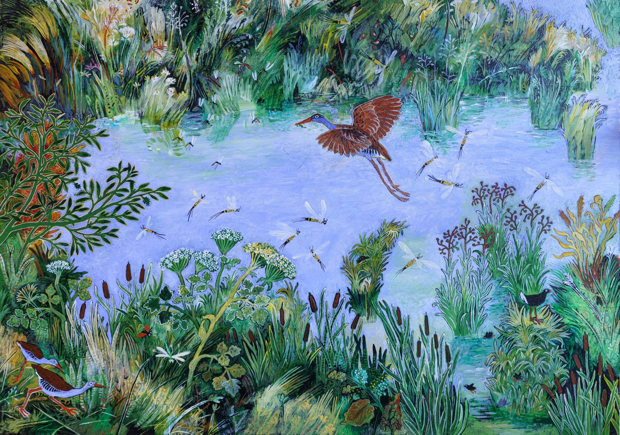 A Mayfly Moment, 2022 (akril, tábla) alkotó: Anna Pugh
