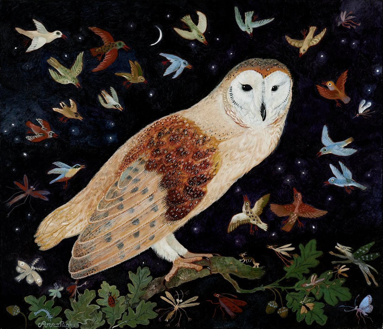 Egy szó a bölcseknek, 2013 (akril) alkotó: Anna Pugh