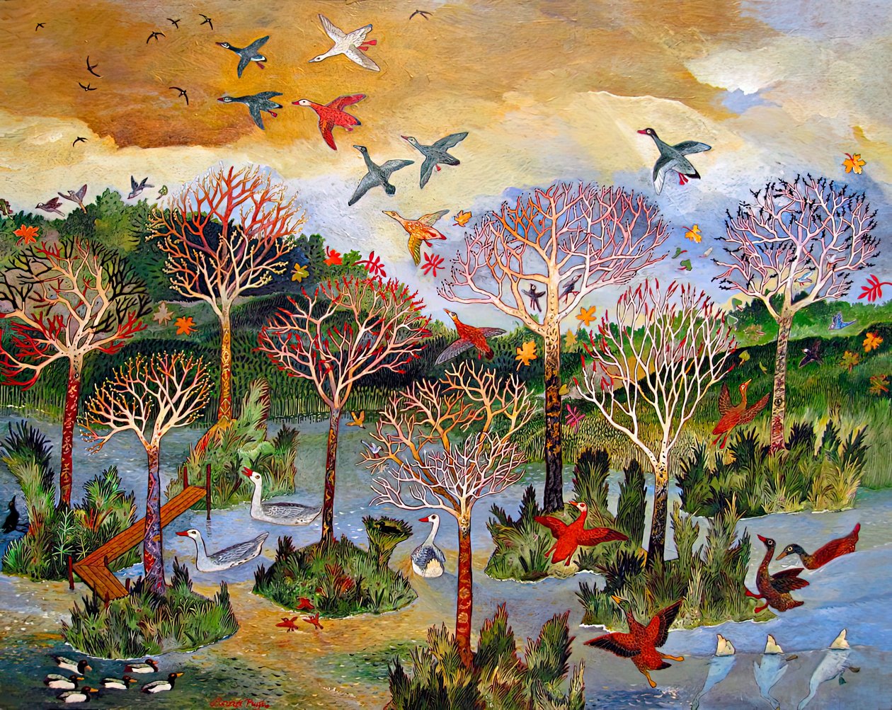 Everglade, 2013 (akril) alkotó: Anna Pugh