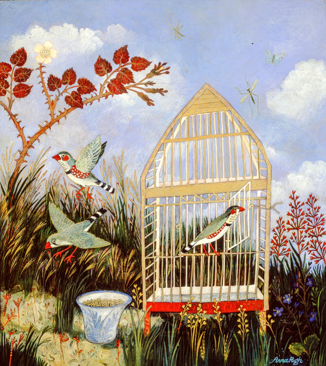 Freedom Cage, 2003 (akril) alkotó: Anna Pugh