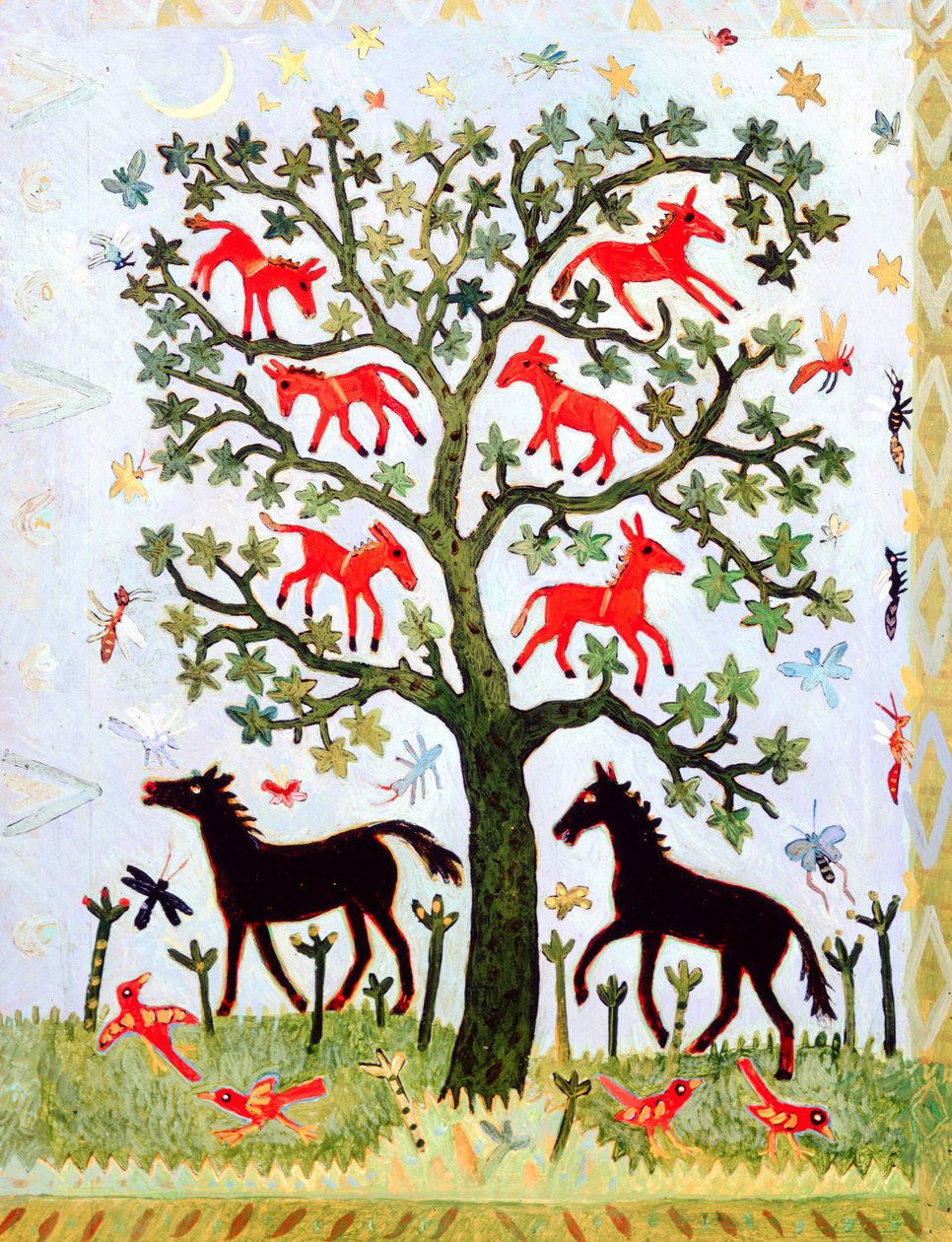Gambia Tree, 2005 (akril) alkotó: Anna Pugh