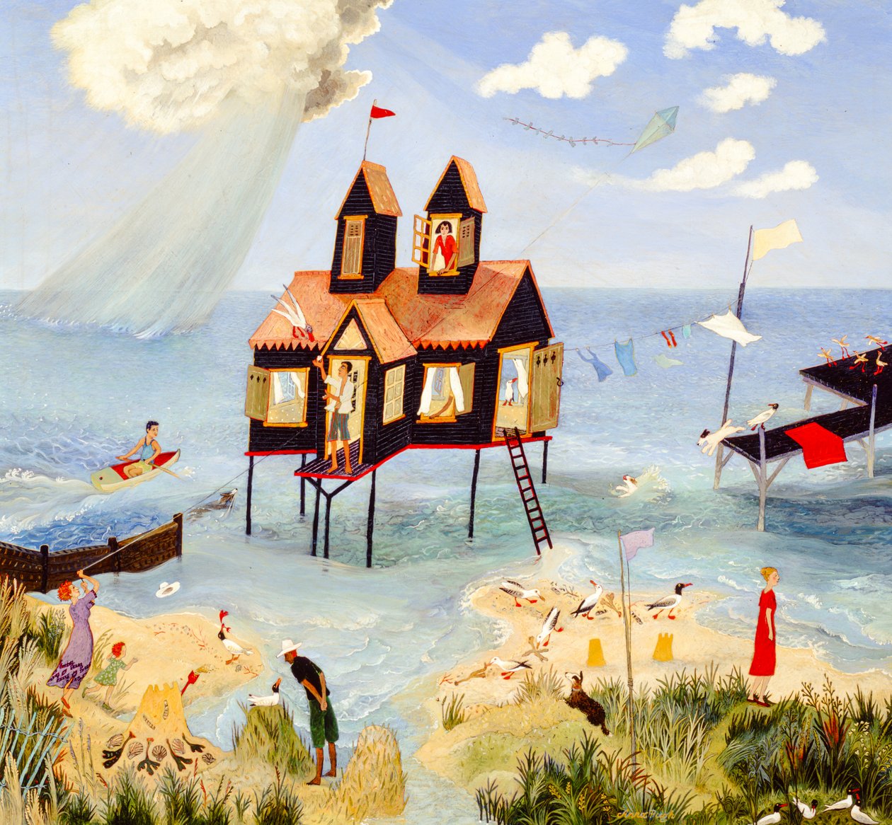 Nézz magad mögé Lord Byron, 2004 (akril) alkotó: Anna Pugh