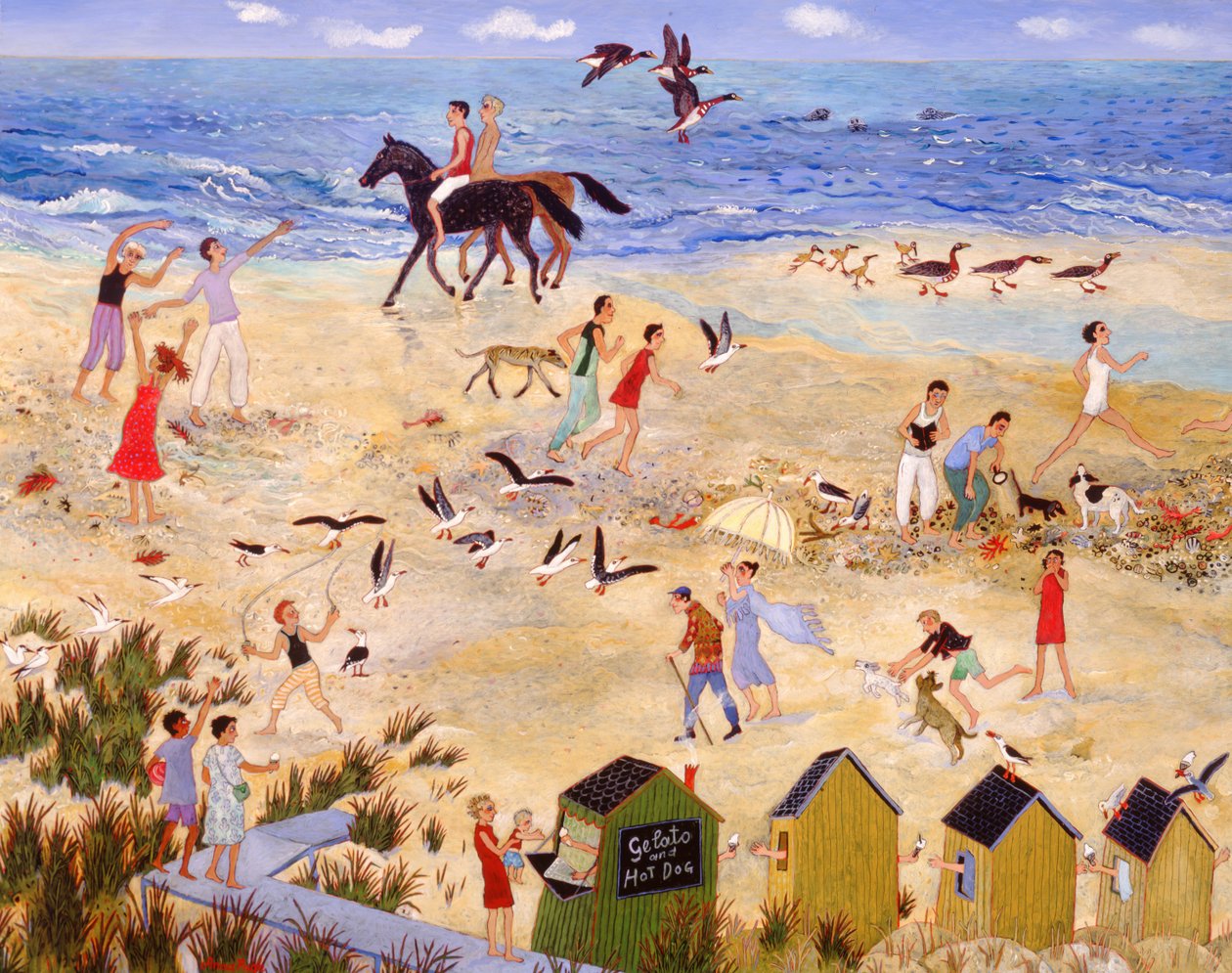 Apály, 2010 (akril) alkotó: Anna Pugh