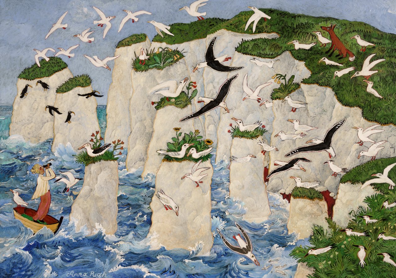 Old Harry, 2017 (akril) alkotó: Anna Pugh