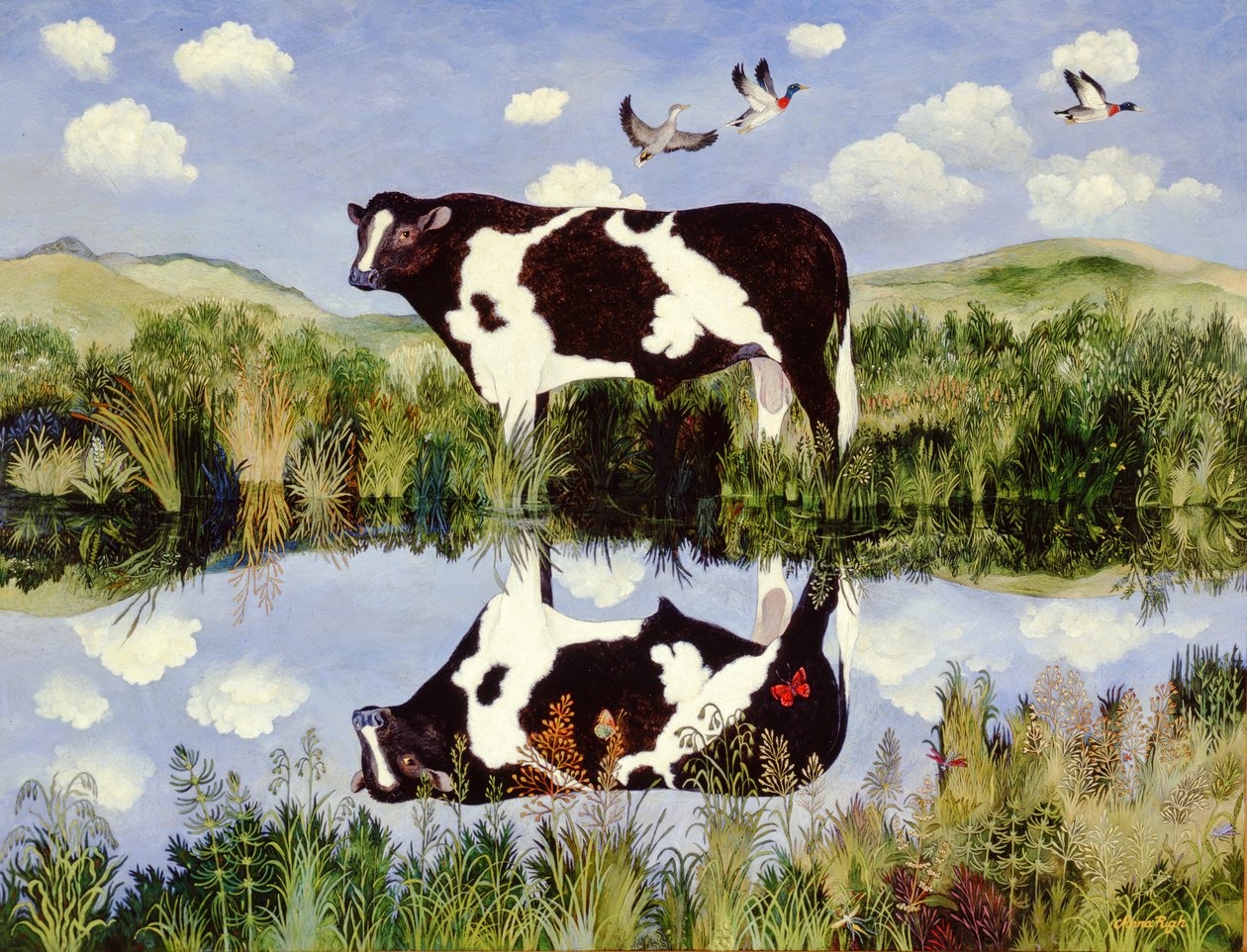 On the Edge, 2002 (akril) alkotó: Anna Pugh