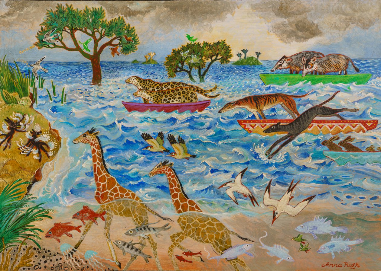 A nyulak nyulak lesznek, 2019 (akril) alkotó: Anna Pugh