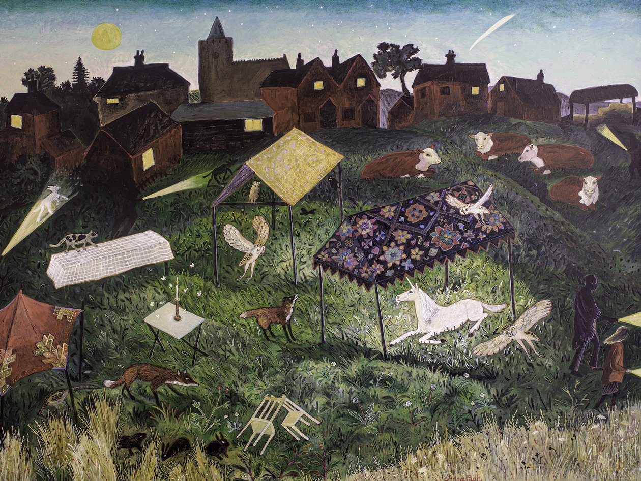 Take Over, 2016 (akril) alkotó: Anna Pugh