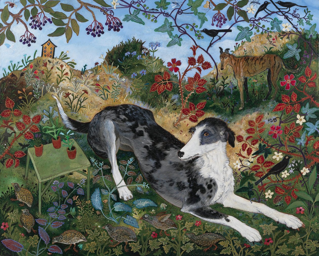 Szusszanás, 2013 (akril) alkotó: Anna Pugh