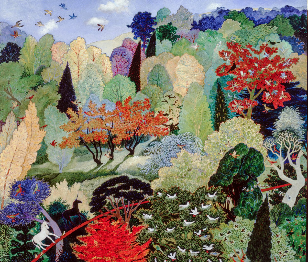 A fészekfa, 2007 (akril) alkotó: Anna Pugh