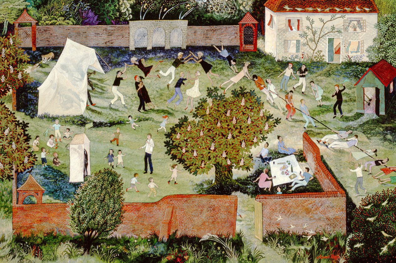 Tug of War, 2000 (akril) alkotó: Anna Pugh