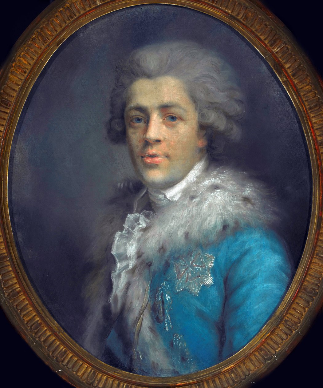 Potocki Ignác gróf (1750-1809) portréja. (Romai Ignác Franciszek Potocki gróf portréja). Anna Gault de Saint Germain (Rajecka) alkotása (kb. 1760-1832), pasztell, papír, 1784 körül. Lengyel művészet alkotó: Anna Rajecka Gault de Saint Germain