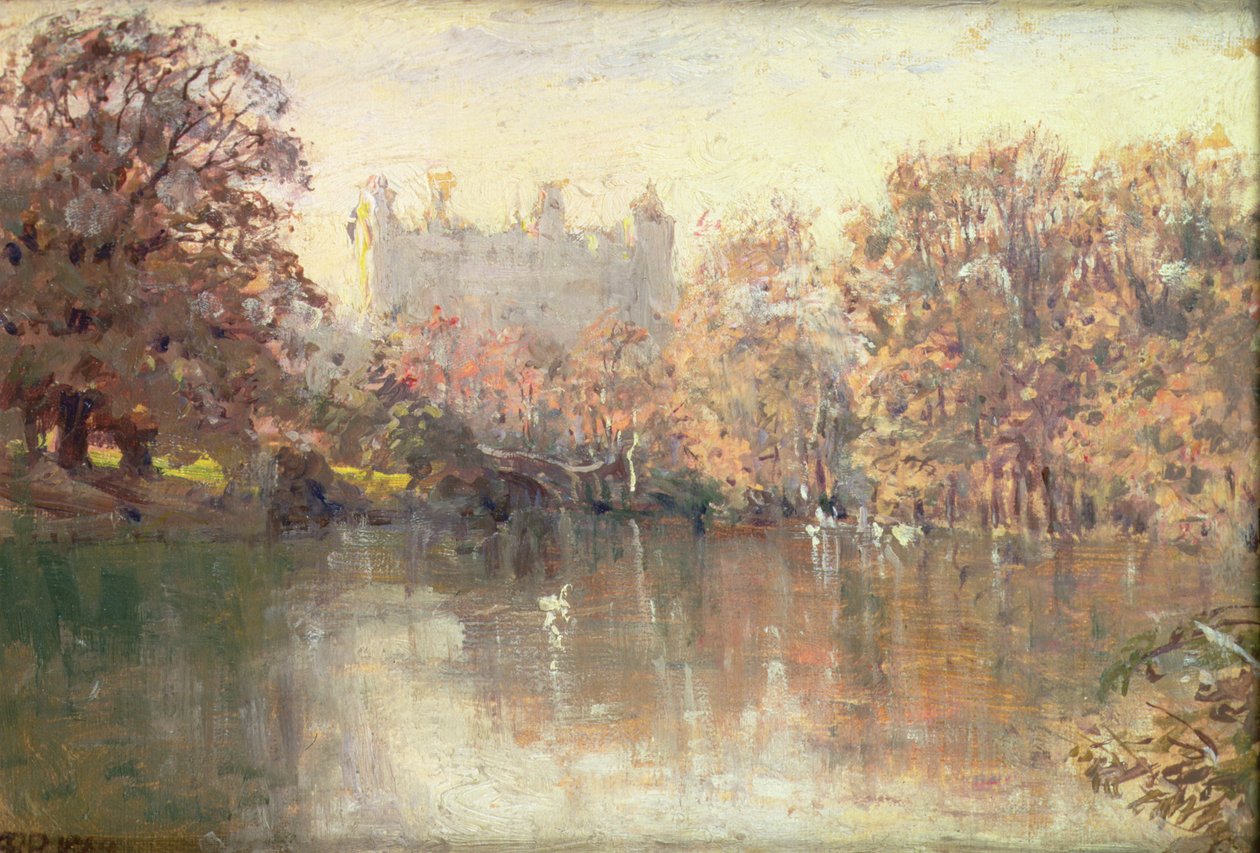Central Park Lake alkotó: Anna Richards Brewster