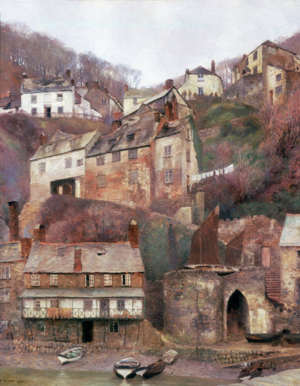Clovelly alkotó: Anna Richards Brewster