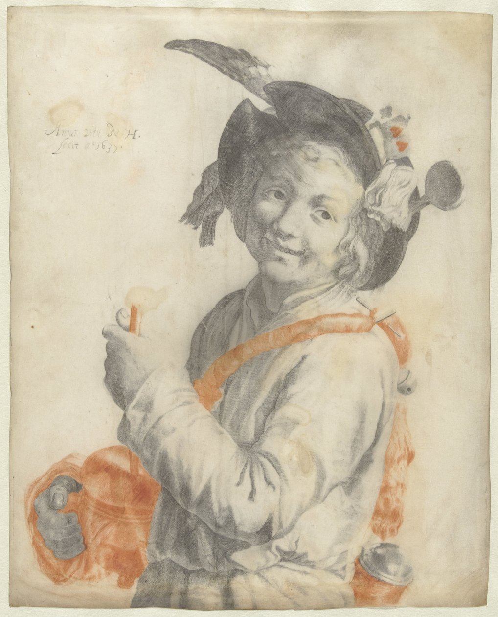 Rendetlenség játszó fiú alkotó: Anna van N.H.