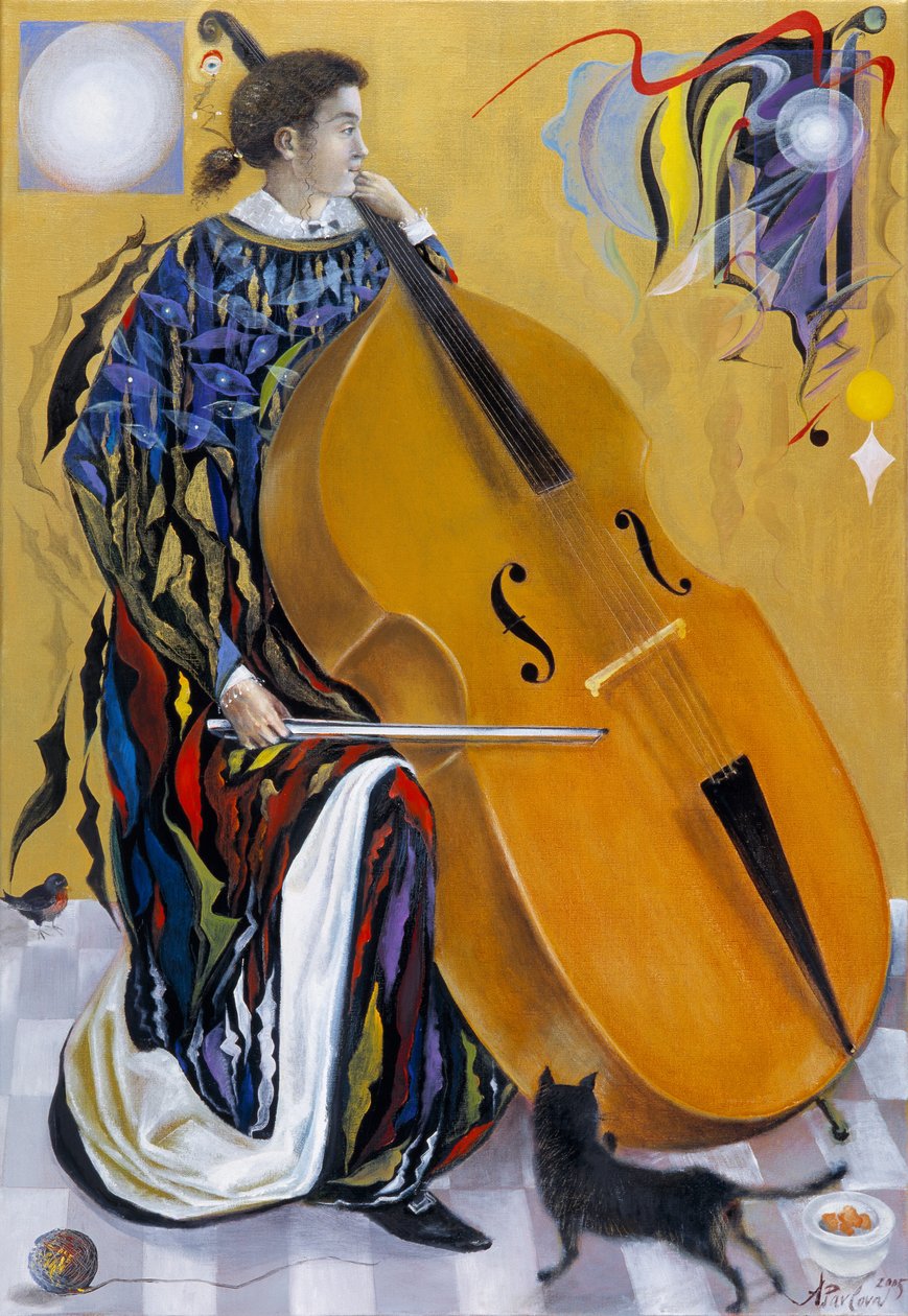 Héber meditációk, 2005 (olaj, belga vászon) alkotó: Annael Anelia Pavlova