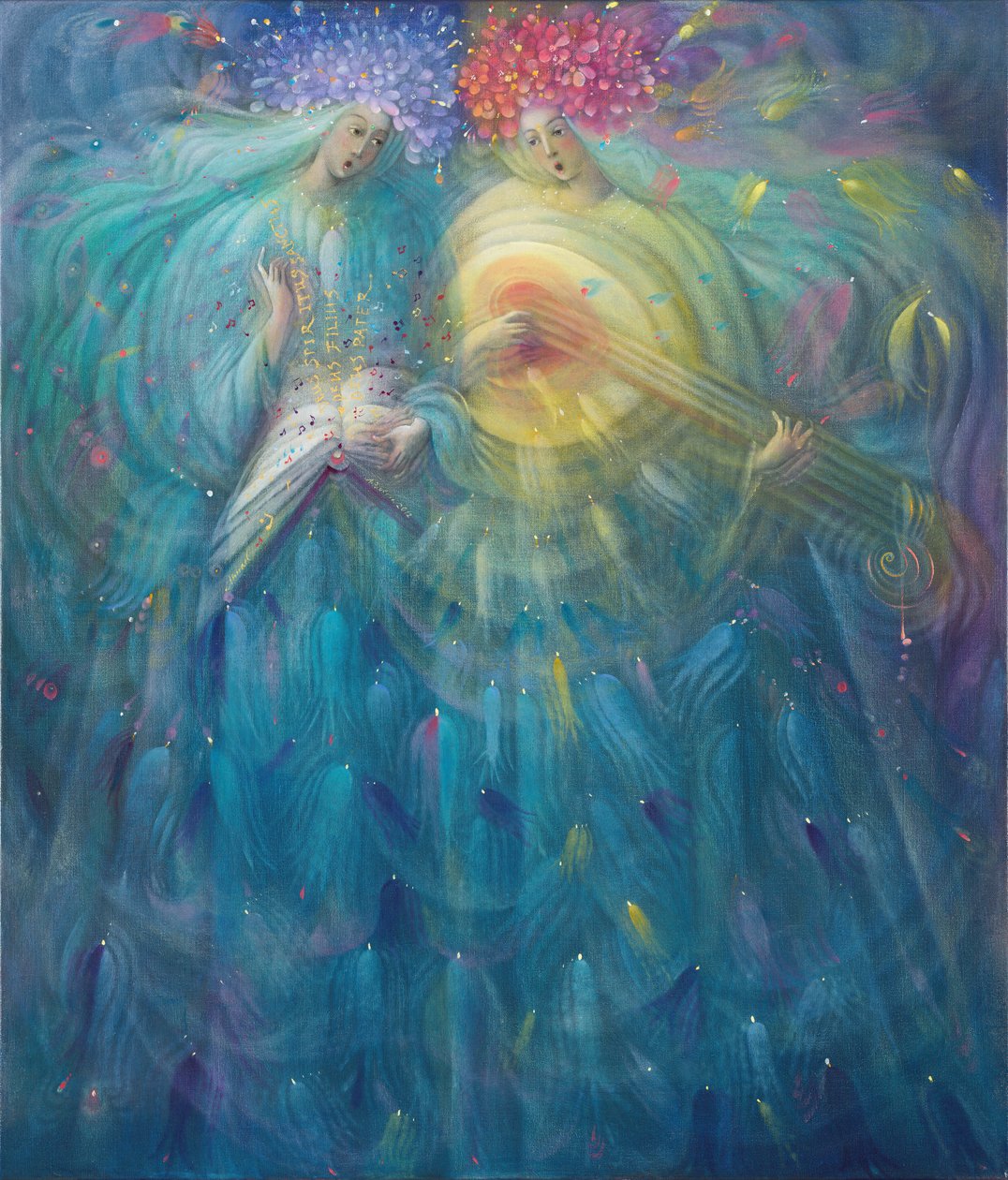 Laudabo te Domine in aeternum, 2012 (olaj, belga vászon) alkotó: Annael Anelia Pavlova