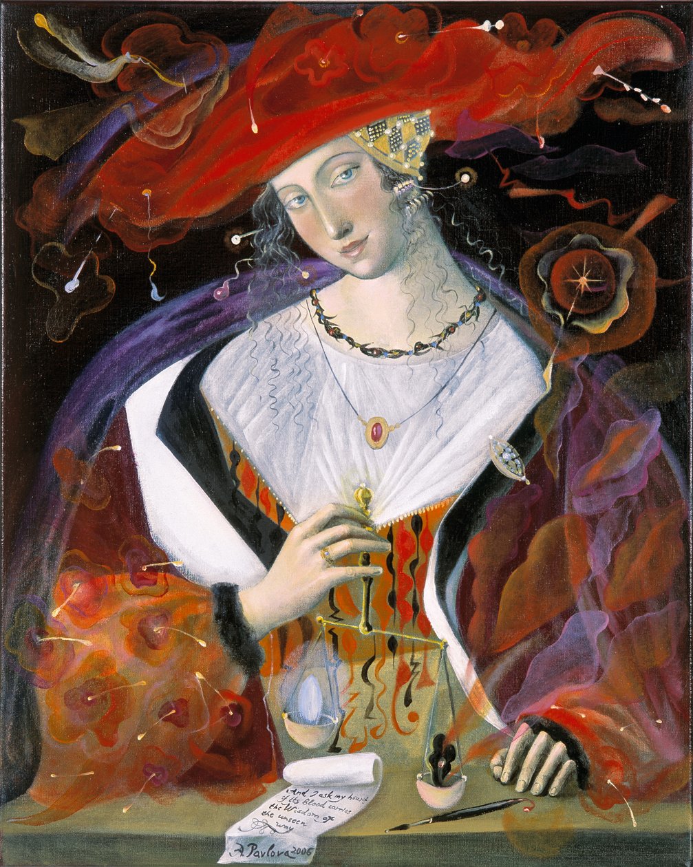 Mérleg, 2006 (olaj, belga vászon) alkotó: Annael Anelia Pavlova