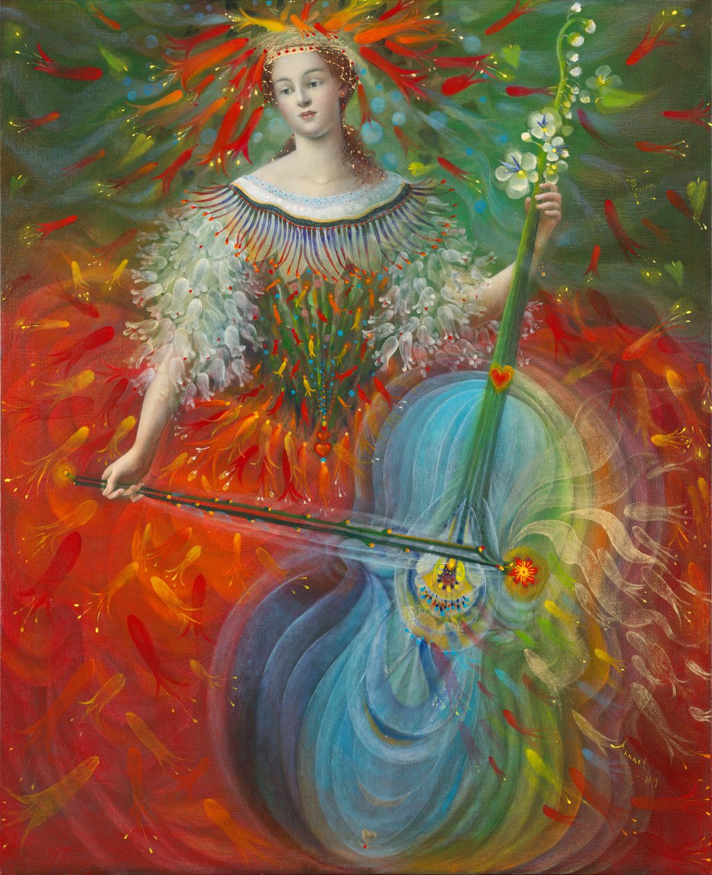 Poiesis-I: Művészet, 2014 (olaj, belga vászon) alkotó: Annael Anelia Pavlova