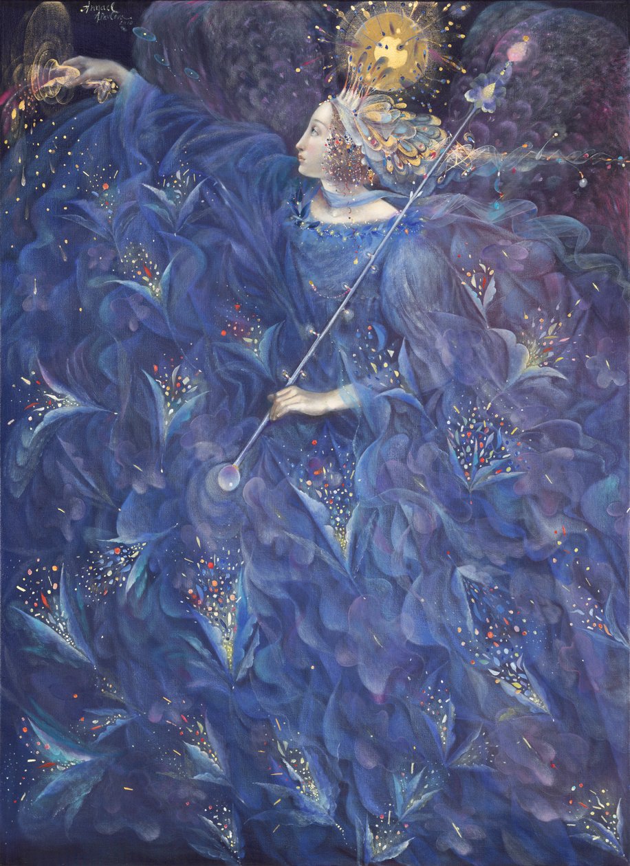 A hatalom angyala, 2010 (olaj és levélarany, belga vászon) alkotó: Annael Anelia Pavlova
