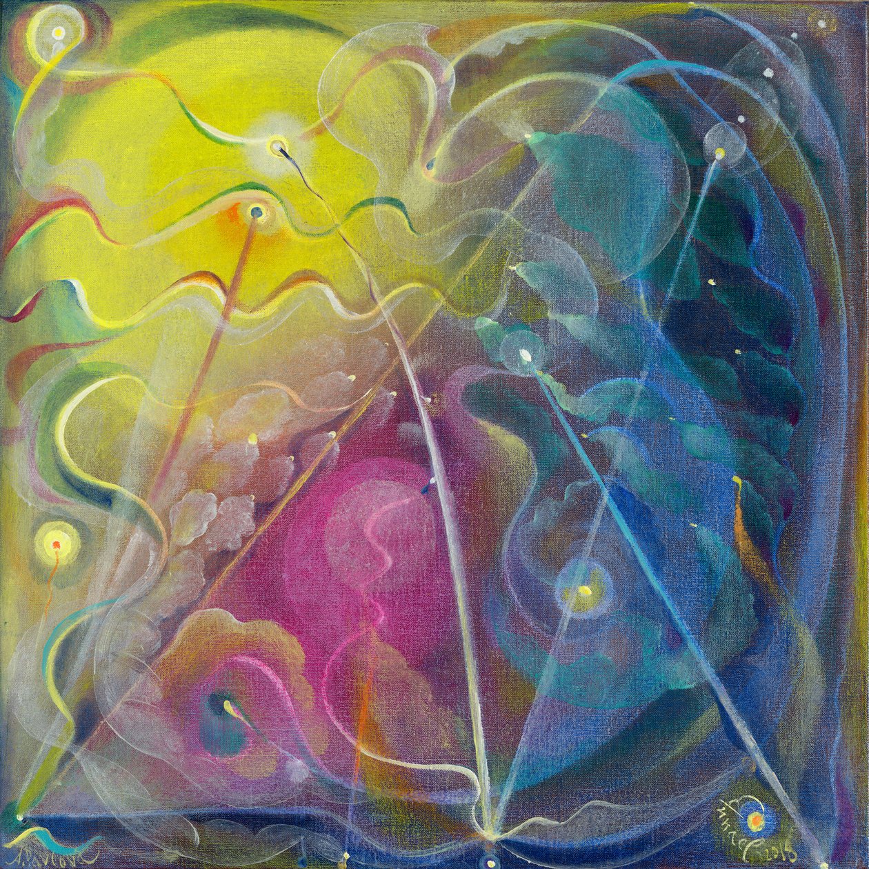 Where My Thoughts End, 2018 (olaj, belga vászon) alkotó: Annael Anelia Pavlova