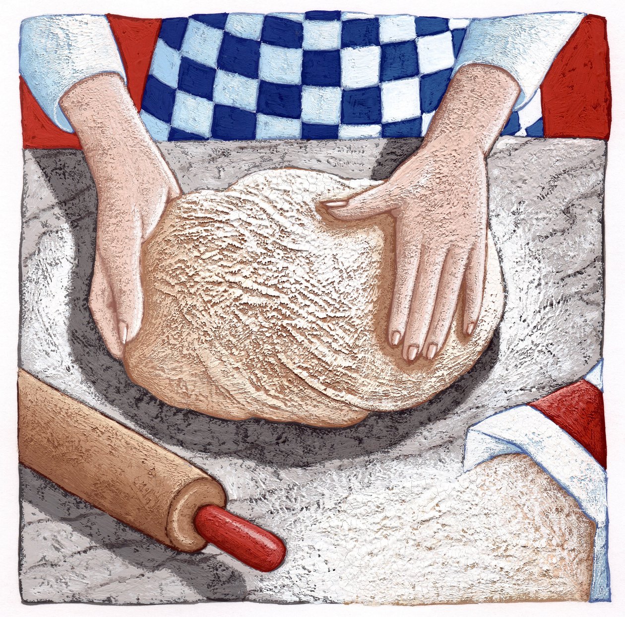 A tészta elkészítése alkotó: Annalisa Morrocco