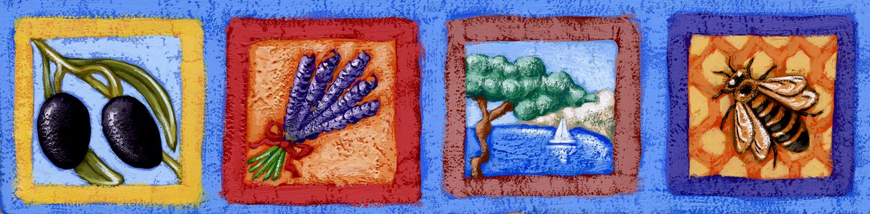 Provence (részlet 2), 2015 (gouache) alkotó: Annalisa Morrocco