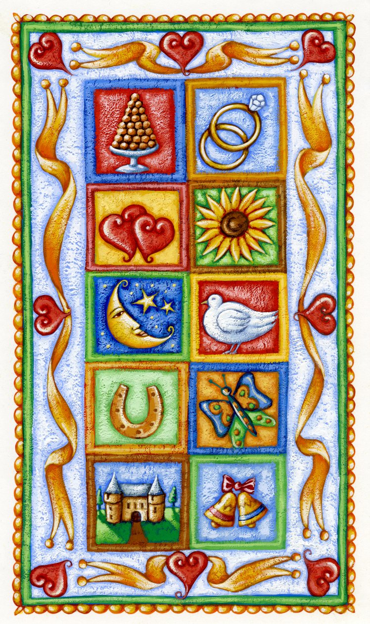 Esküvői harangok, 2016 (gouache) alkotó: Annalisa Morrocco