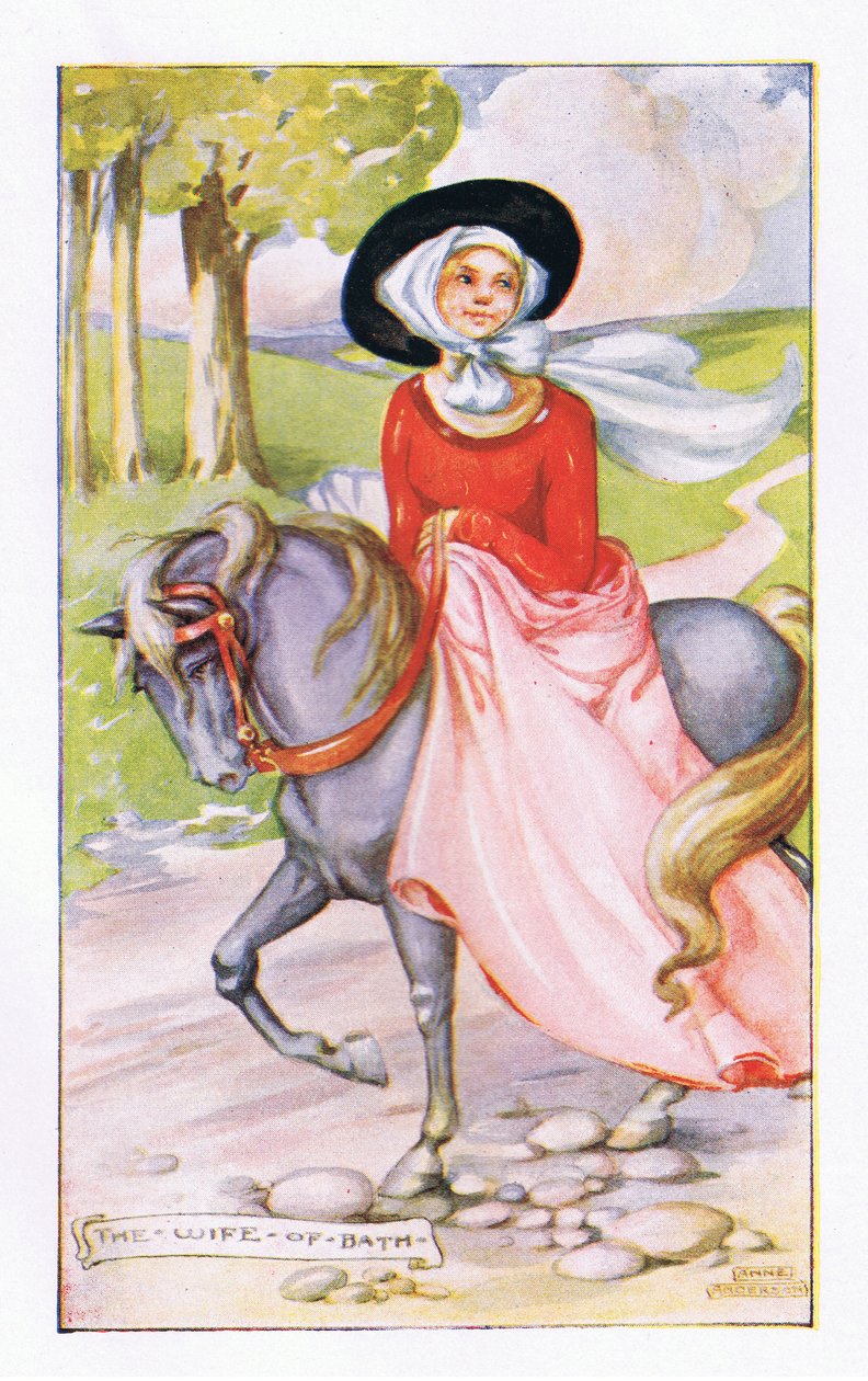 Élénk hölgy Bathból alkotó: Anne Anderson
