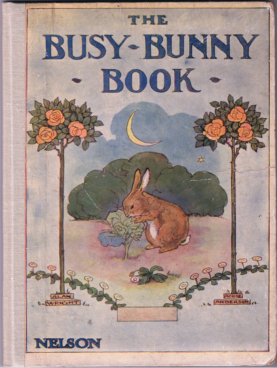 Busy Bunny Book elülső borító alkotó: Anne Anderson