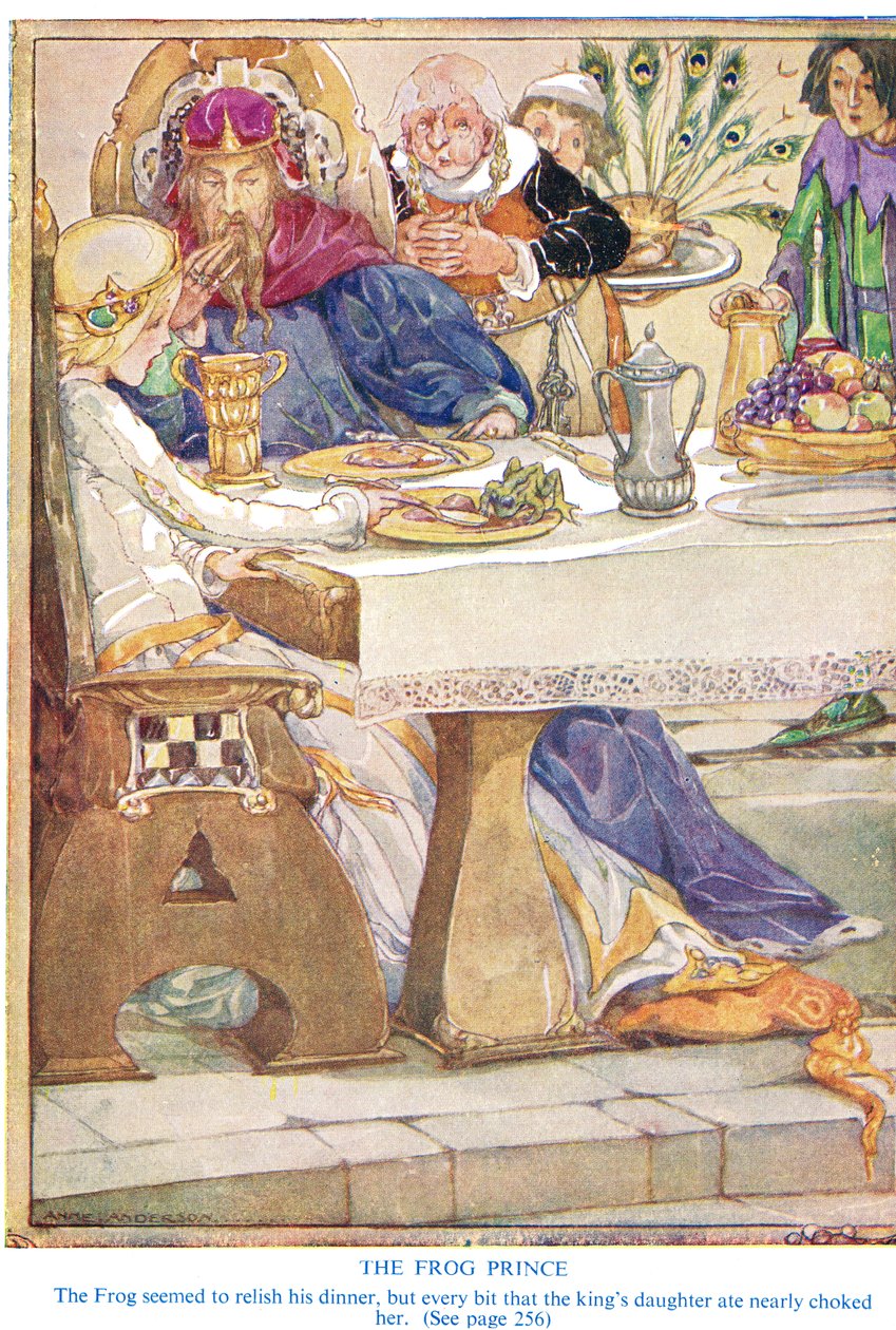 A békaherceg, illusztráció a "Newnes