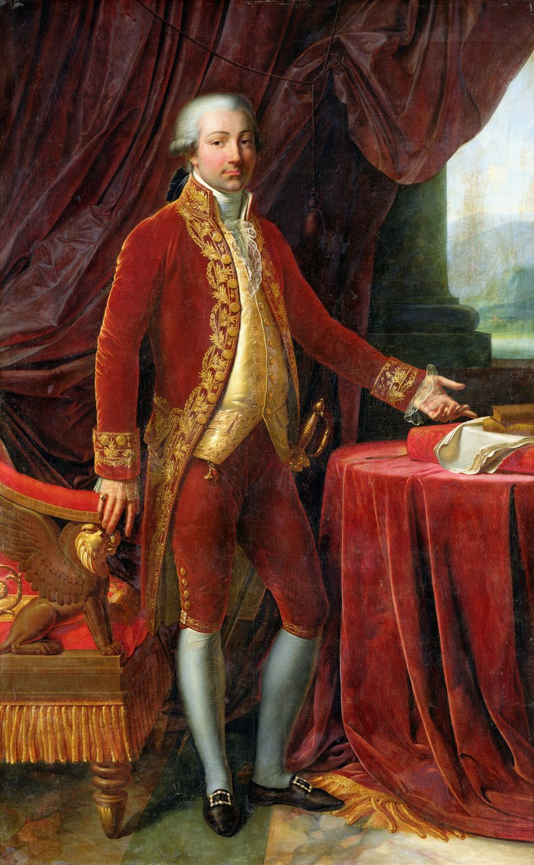 Charles-Marie Bonaparte (1746-85) portréja 1805 alkotó: Anne Louis Girodet de Roucy Trioson