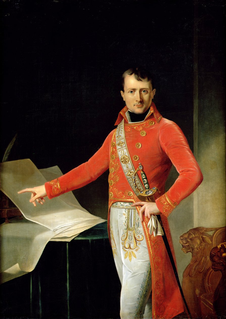 I. Napóleon portréja (1769-1821) alkotó: Anne Louis Girodet de Roucy Trioson