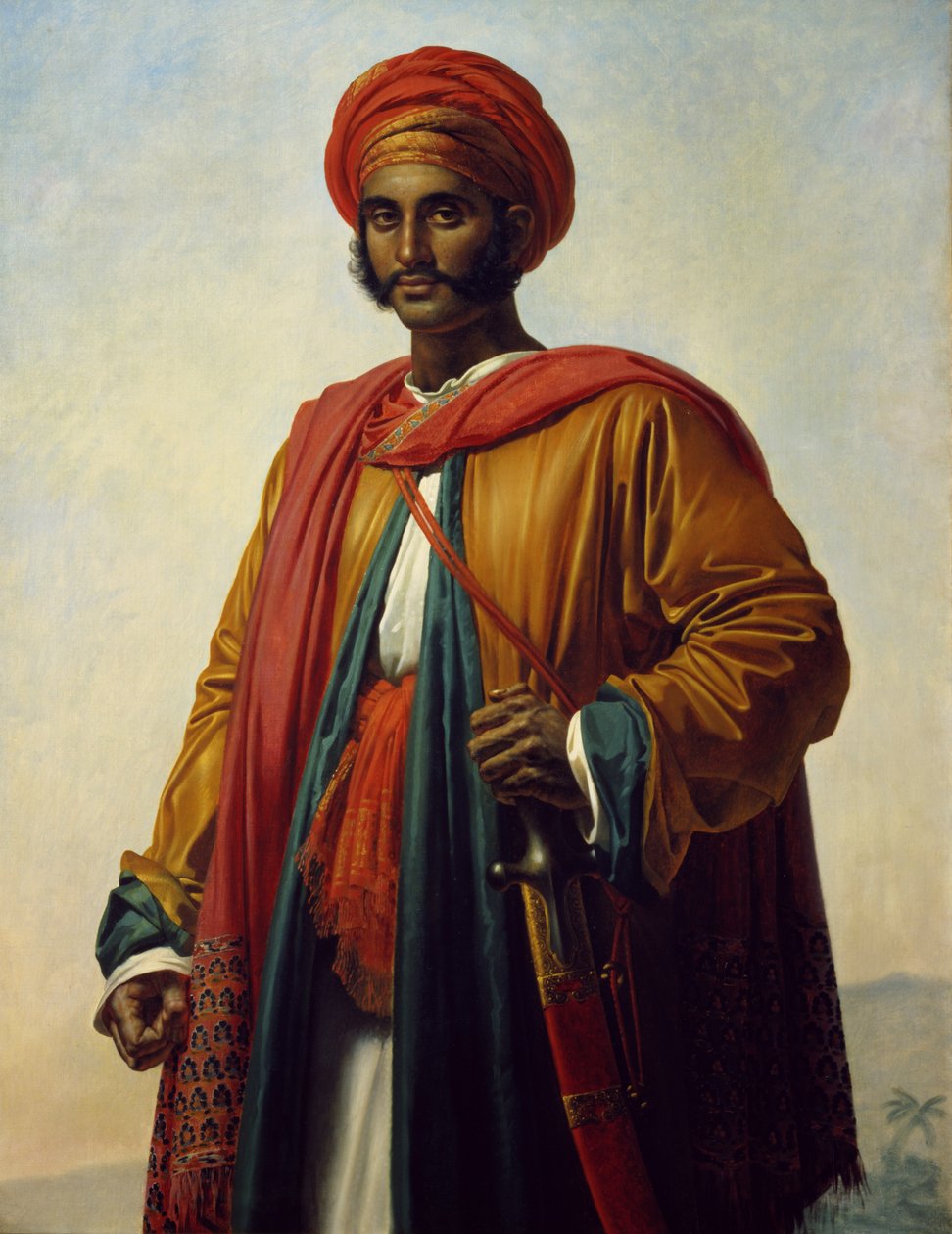 Egy indián portréja alkotó: Anne Louis Girodet de Roucy Trioson