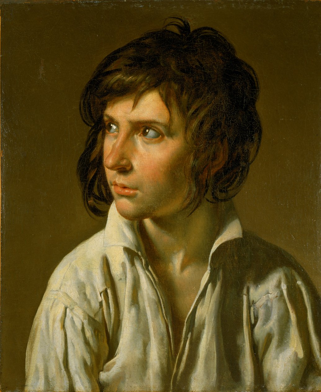 Egy fiatal portréja alkotó: Anne Louis Girodet de Roussy Trioson