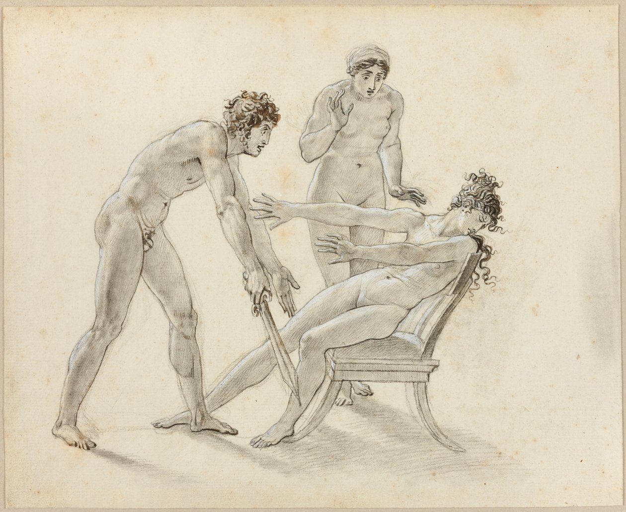 Hermione elutasítja Oresztest alkotó: Anne-Louis Girodet de Roucy-Trioson