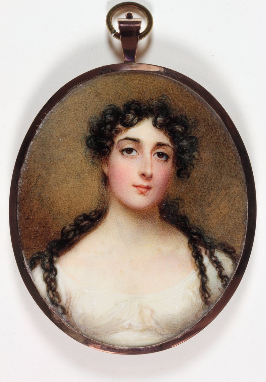Önarckép (zománc) alkotó: Anne  Wellesley