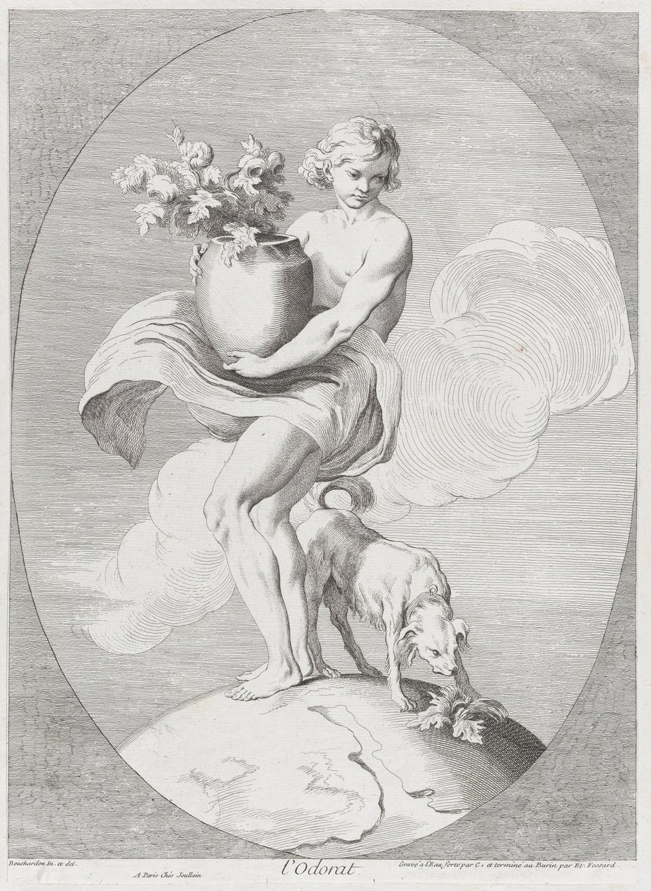 Smel, 1730-65. Alkotók: Caylus, Anne-Claude-Philippe de, Etienne Fessard. alkotó: Anne Claude Philippe de Caylus, Etienne Fessard