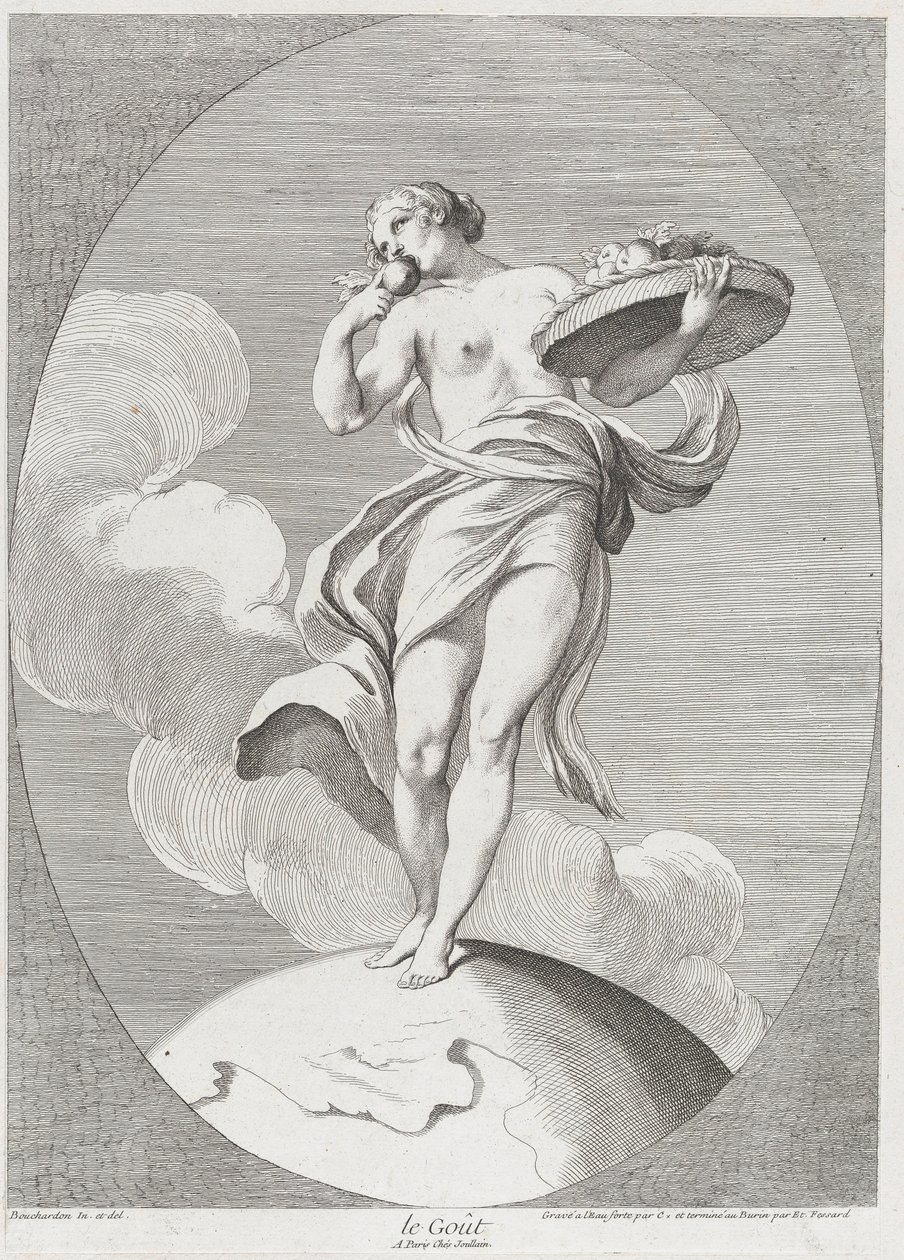Íz, 1730-65. Alkotók: Caylus, Anne-Claude-Philippe de, Etienne Fessard. alkotó: Anne Claude Philippe de Caylus, Etienne Fessard
