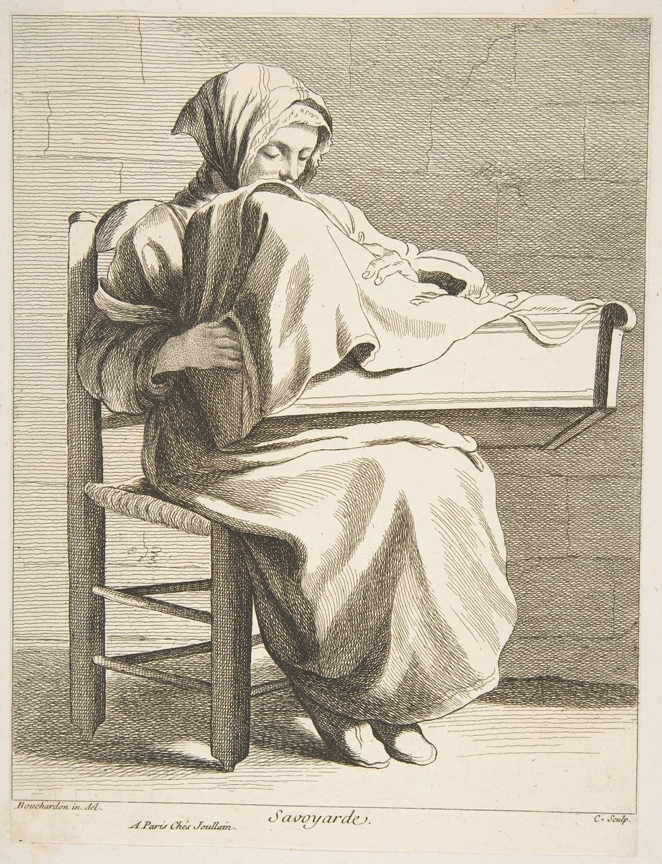 Egy savoyai nő, 1737. alkotó: Anne Claude Philippe de Caylus