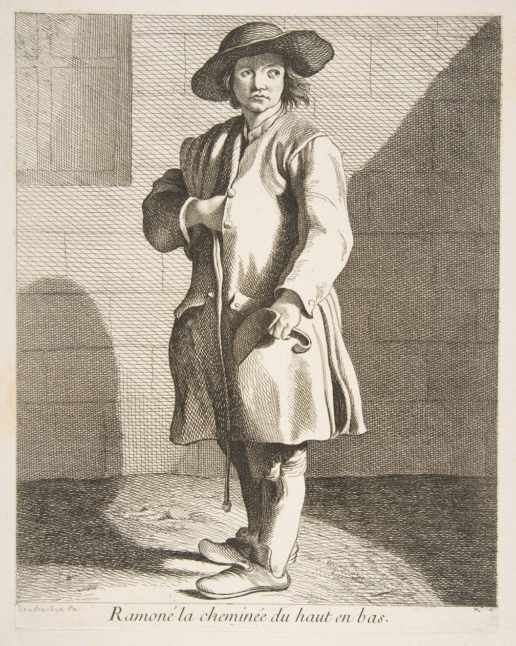 Kéményseprő, 1737. alkotó: Anne Claude Philippe de Caylus