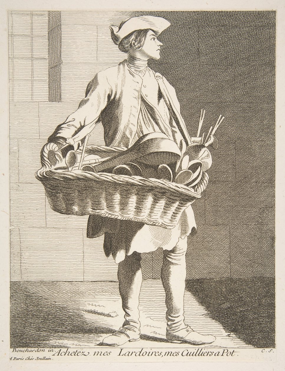 Edényárusító, 1746. alkotó: Anne Claude Philippe de Caylus