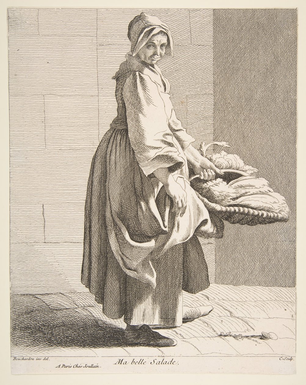 Salátaárus, 1742. alkotó: Anne Claude Philippe de Caylus